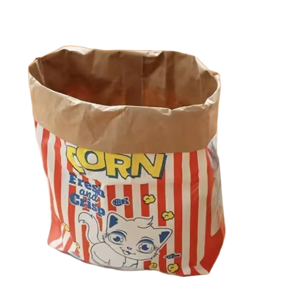 Creative Decompression Popcorn Paper Bag for Cats
