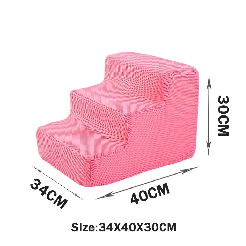 Removable Washable Anti Slip Foldable Dog & Cat Stairs – Dog Supplies
