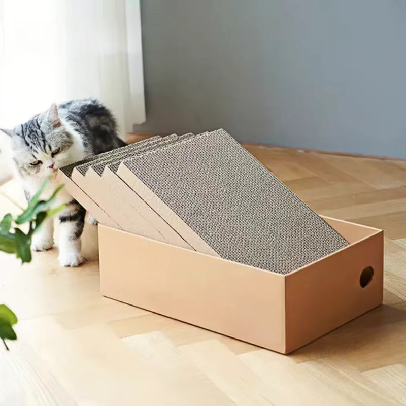 4 Pack 1 Cat Scratching Post Cardboard Box - ProPawPet.com