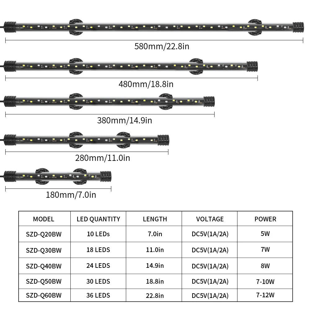 USB Aquarium Light LED Plant Grow Lamp - ProPawPet.com