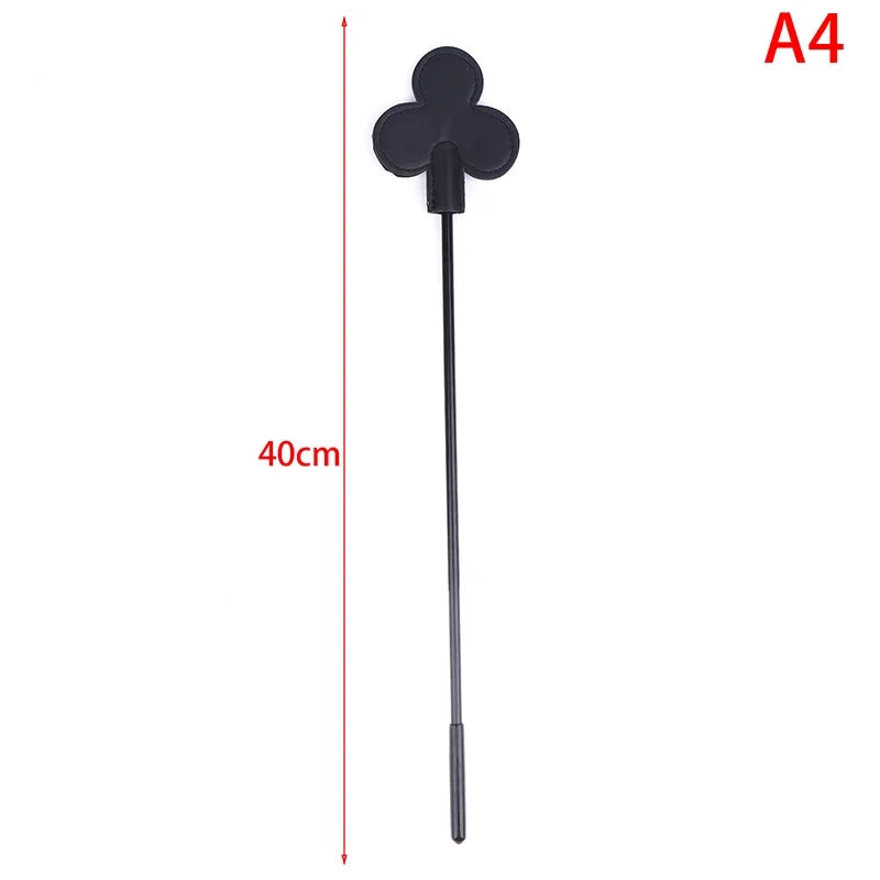 PU Leather Horse Crop Soft Anti-slip Handle Riding Paddle – 7 Colors