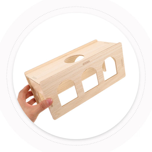 2Pcs Wooden Hamster Hideaway Tunnel with - ProPawPet.com