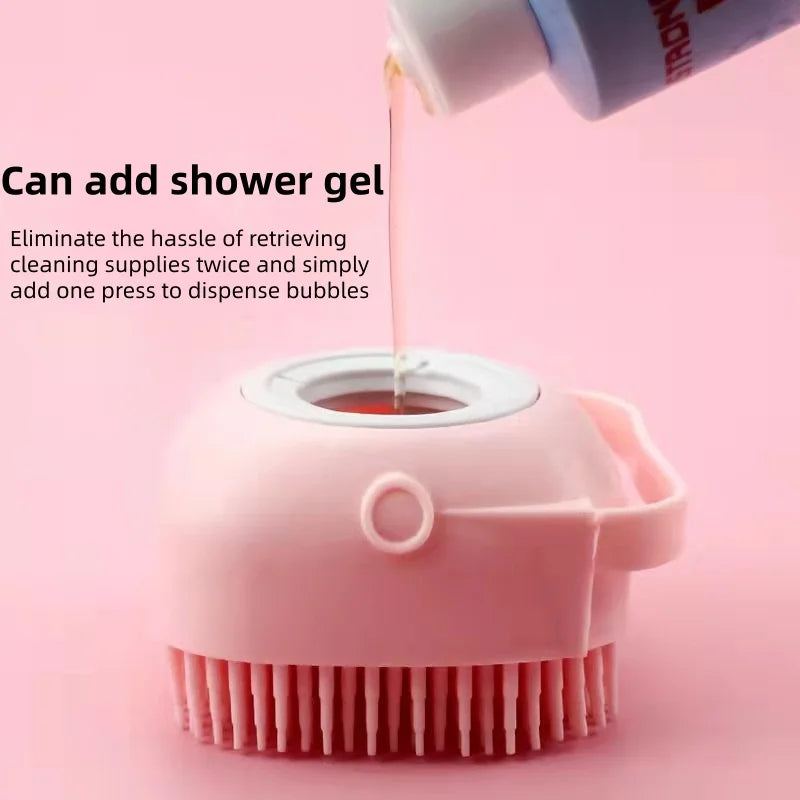 Soft Silicone Dog Bathing Brush Pet Massage - ProPawPet.com