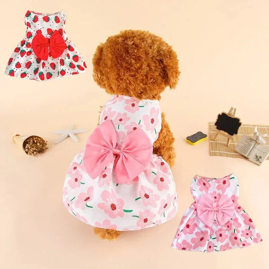 Puppy Skirt Spring Summer Dog Princess Dress - ProPawPet.com