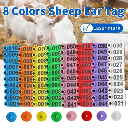 001-100 Goat Sheep Rabbit Ear Tags With The - ProPawPet.com