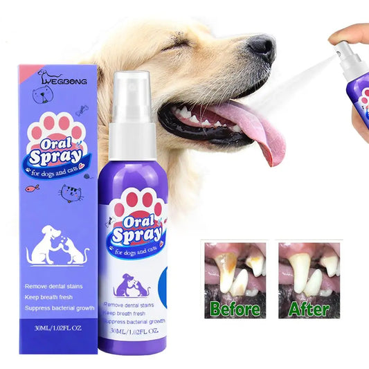 30ml Pet Spray Dog Oral Care Bad Breath - ProPawPet.com