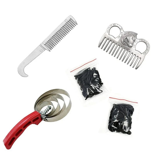 【Supernew】4 Rings Comb Horse Mane Combing - ProPawPet.com