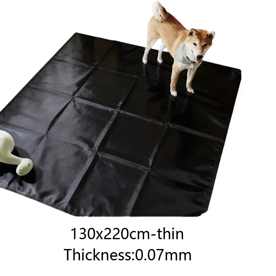 Thickened Pure Black PVC Waterproof Dog Pad - ProPawPet.com