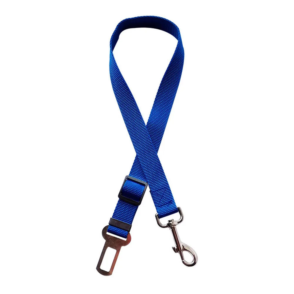 Adjustable Dog Car Seat Belt Harness – 21 Colors