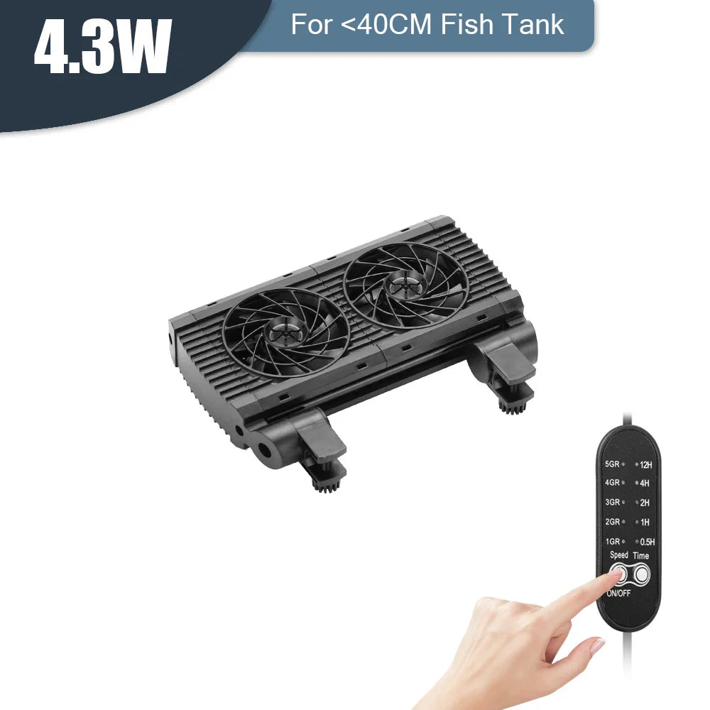 Fish Tank Fan Adjustable 8 Variable Speed Aquarium Cooling – 6 Colors