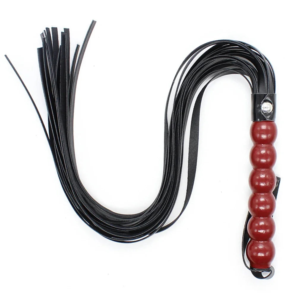 63cm PU Leather Horse Whip – 2 Colors
