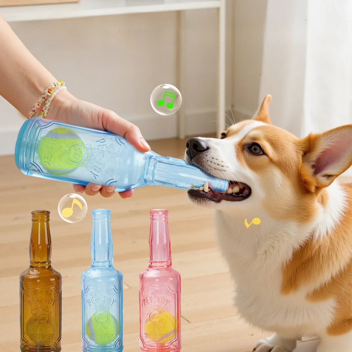 Dog Chew Toy TPR Bite-resistance Beer Bottle - ProPawPet.com