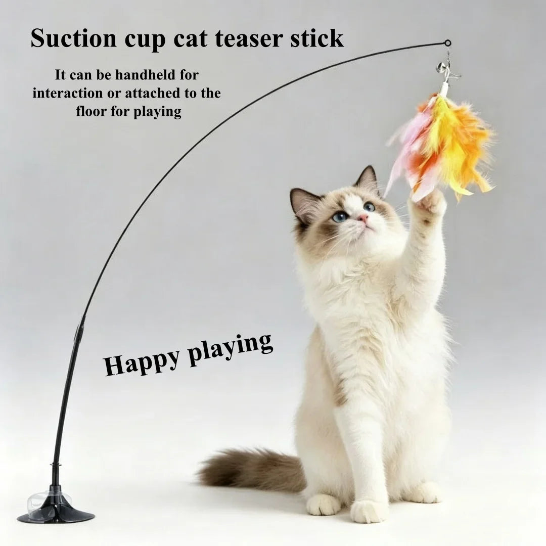 Cat Teasing Sticks, Suction Cups, Long - ProPawPet.com