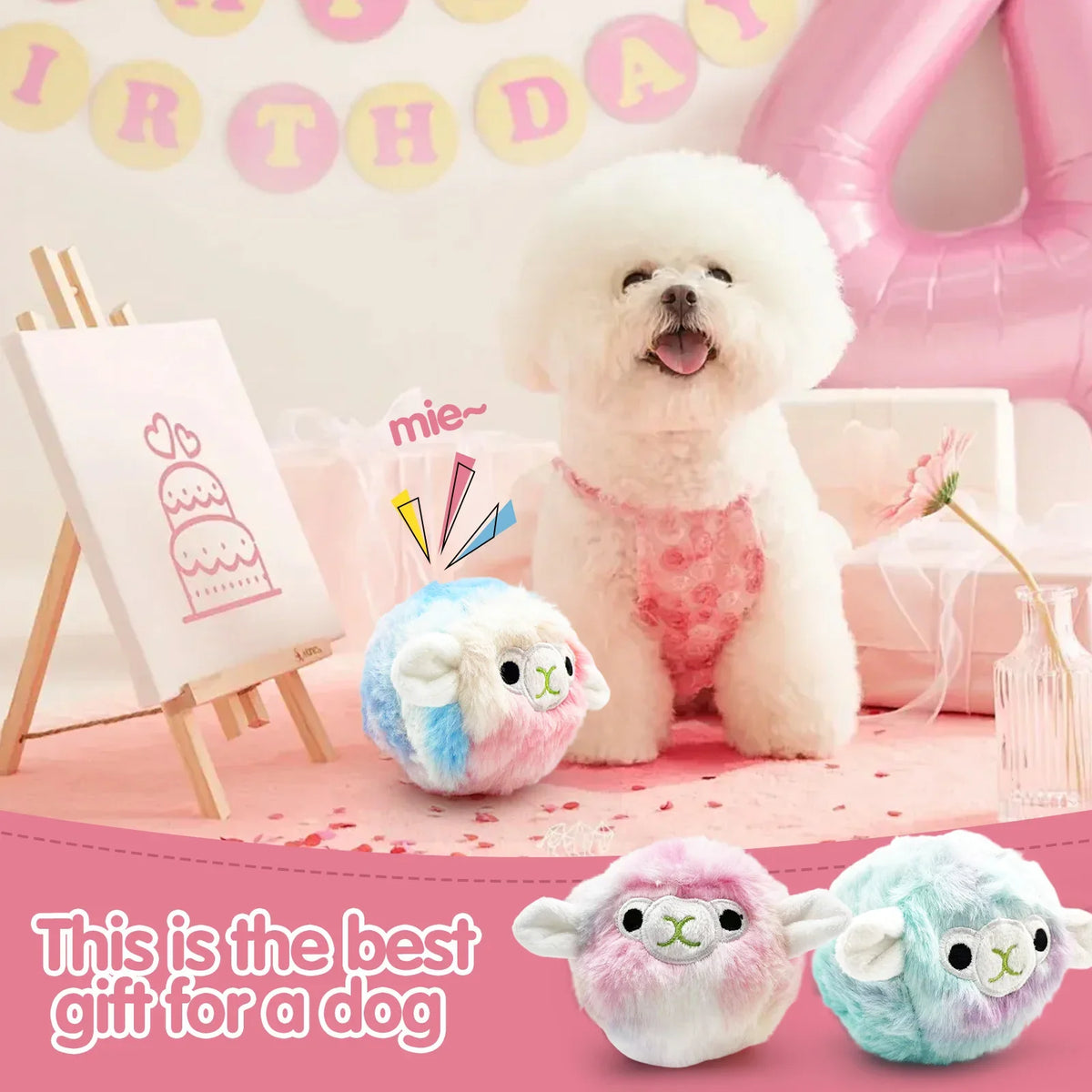 Pet Dog Toys, Plush Prickly Balls, Squeaking - ProPawPet.com
