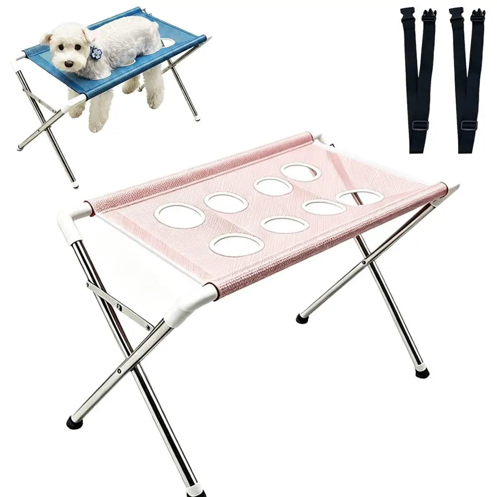 Foldable Pet Grooming Hanging Bed Stand Dog & Cat Nail Trimming