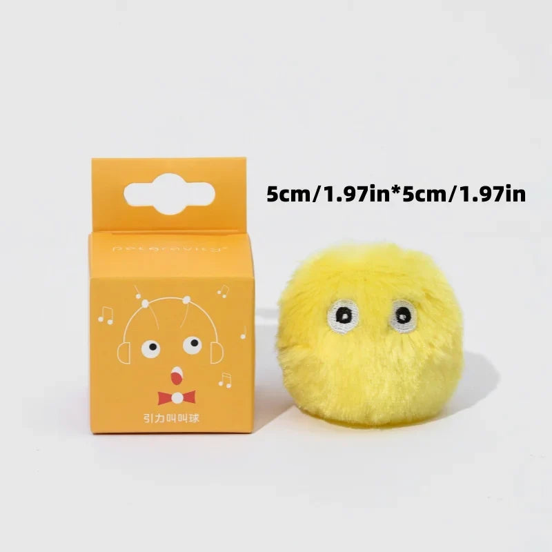 Interactive Ball Smart Cat Toys Plush Electric Catnip Training – Cat Supplies