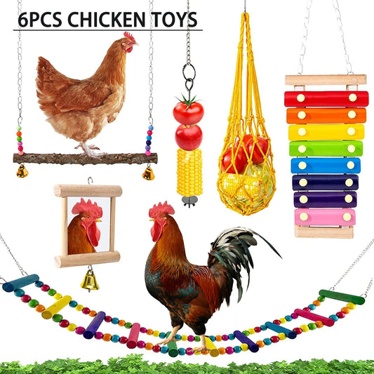 Chewing Foraging Toys Chicken Toys Set - ProPawPet.com