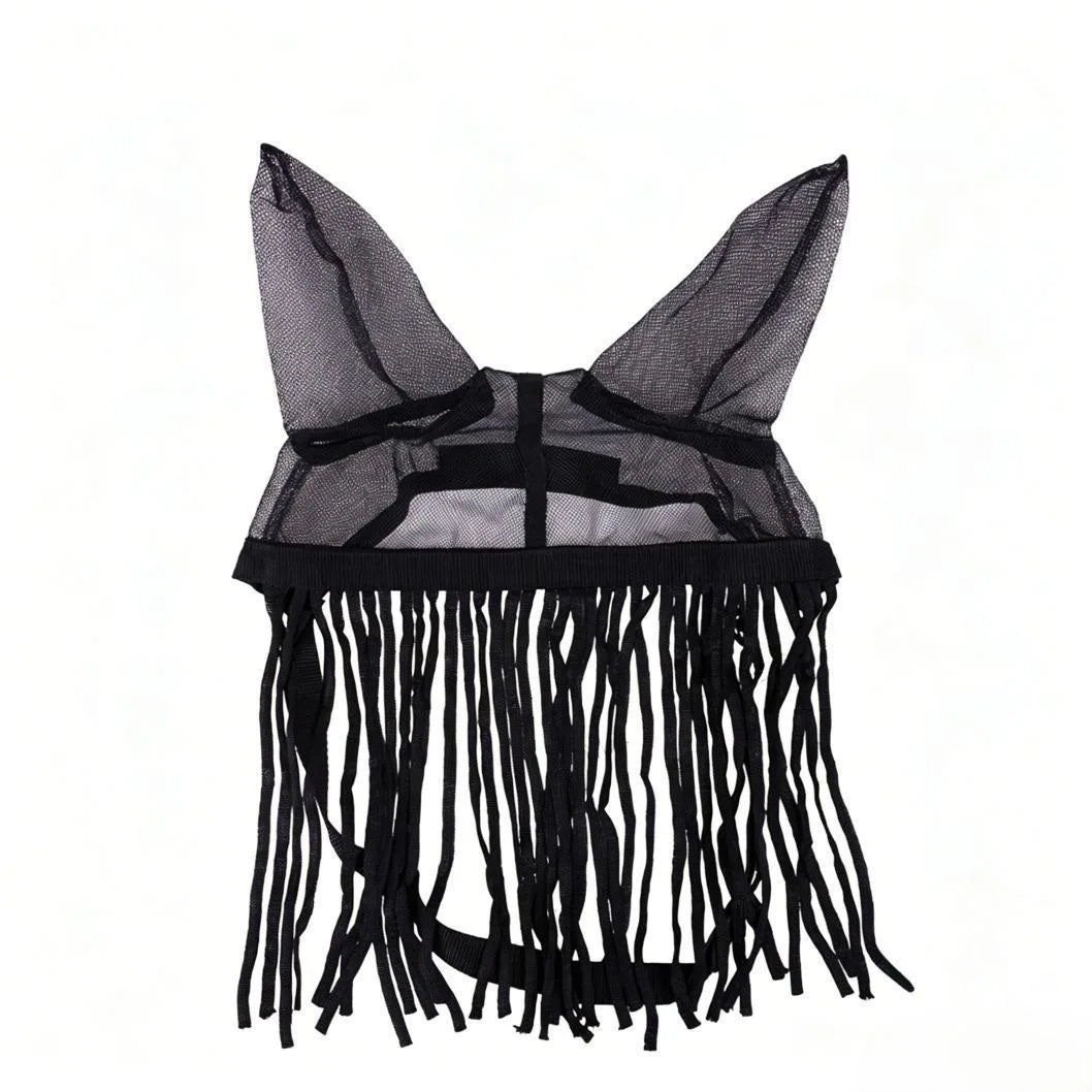 Mesh Horse Fly Veil with Fringe Tassels, Breathable