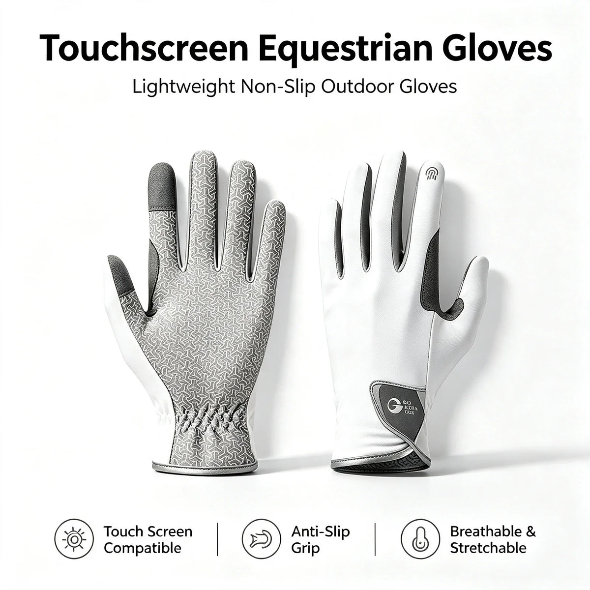 Horse Riding Gloves Non Slip Breathable - ProPawPet.com