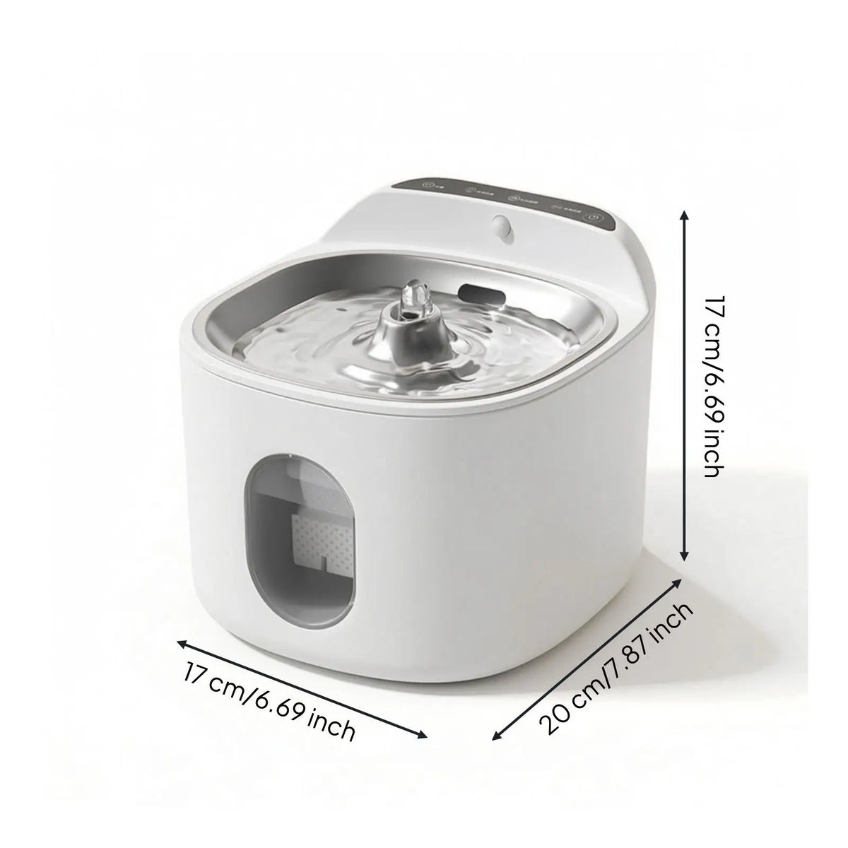 Rechargeable Automatic Drinking Founta Four Liter Stainless – photo 3