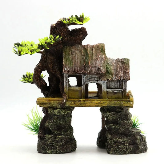 Resin Fish Tank Ornaments Creative Retro - ProPawPet.com