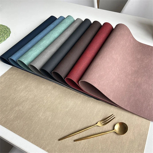 Square PU Leather Table Mat Luxury Household - ProPawPet.com