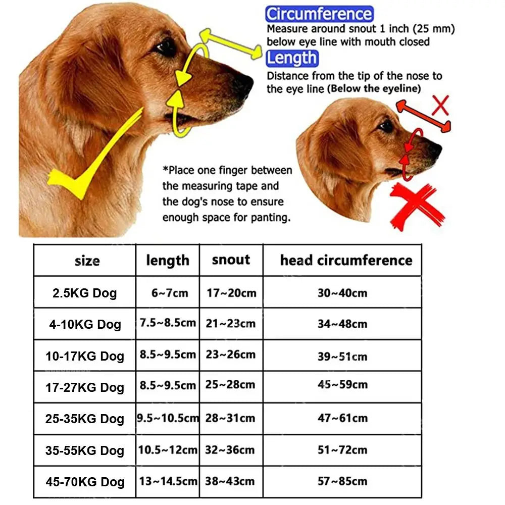 1Pc Adjustable Dog Muzzle Anti-Biting Dog - ProPawPet.com