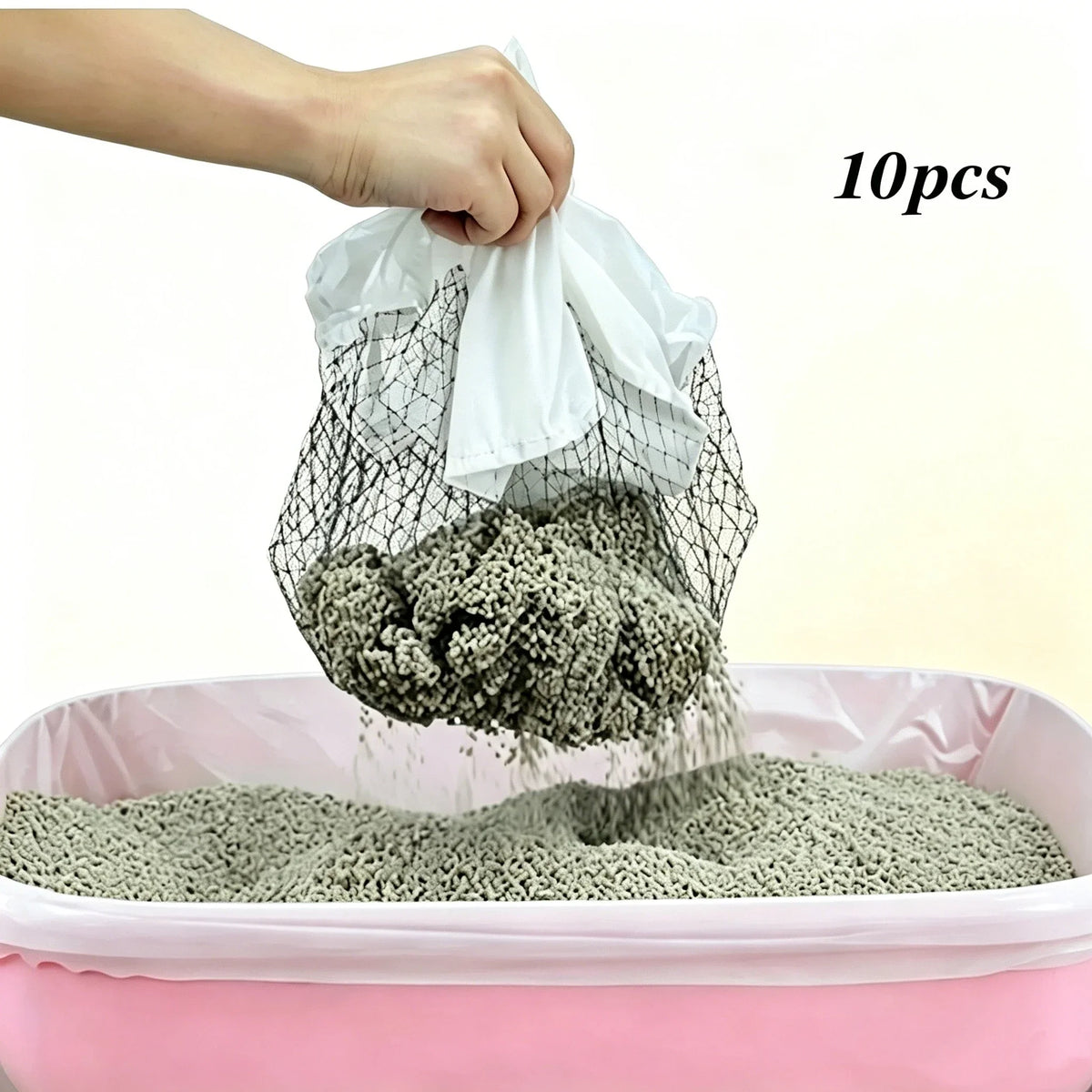 10pcs Reusable Cat Feces Filter Hands Free - ProPawPet.com