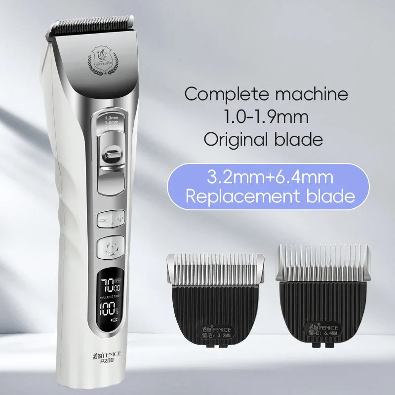 Fenice Upgrade 5000mA Capacity Cordless Lcd Screen Pets Dog – Dog Supplies