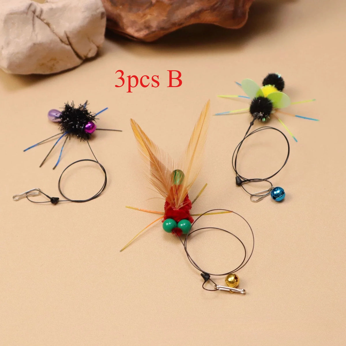Colorful Simulation Insect Cat Teaser – Cat Supplies