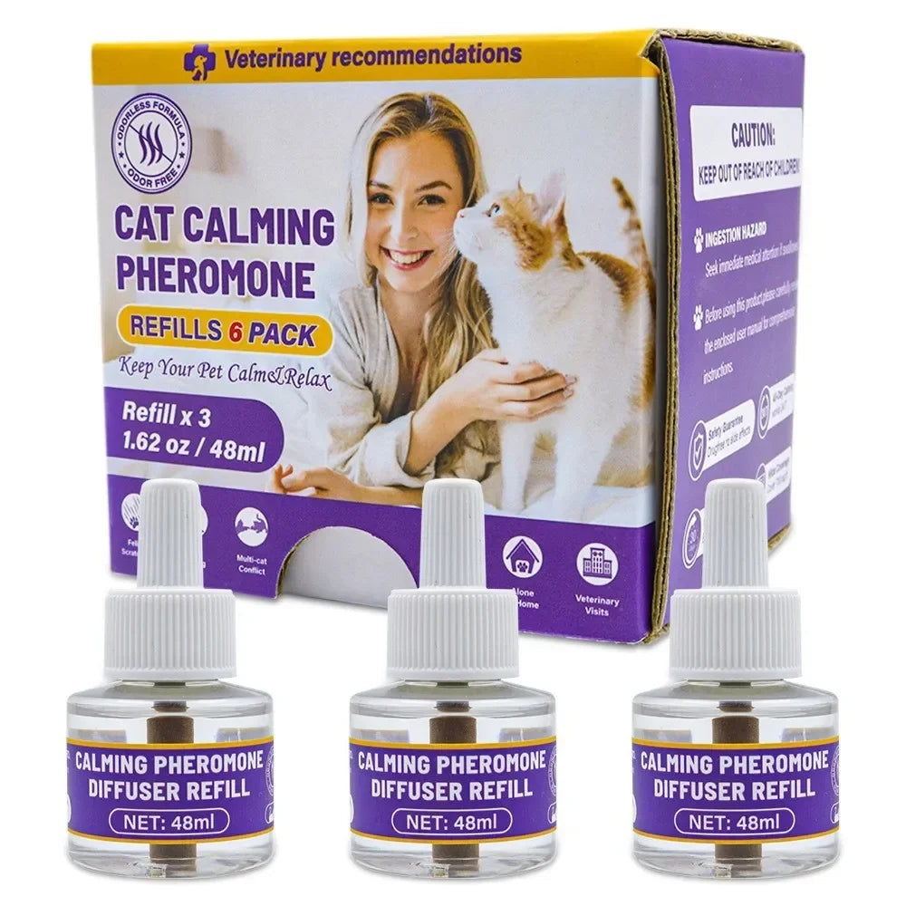 Cat and Dog Pheromone Diffusion 4-in-1 Pet Set – 2 Colors
