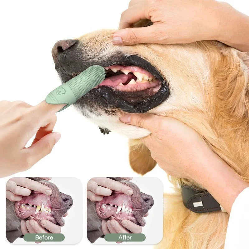 Pet Silicone Cleaning Nail Brush Finger - ProPawPet.com