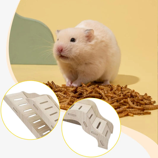 Multi Purpose Wooden Hamster Hideout Tunnel - ProPawPet.com