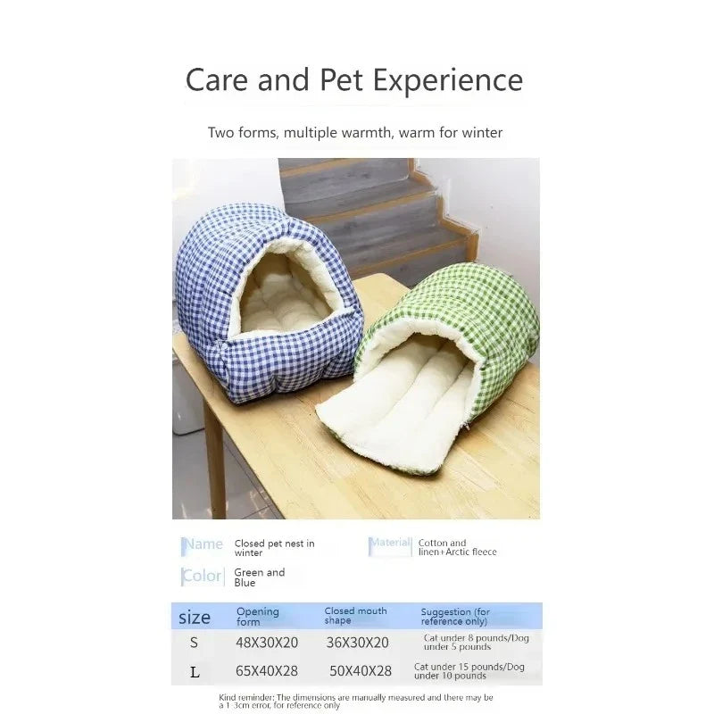 Foldable Winter Pet Sleep Bed/Bag for Cats - ProPawPet.com