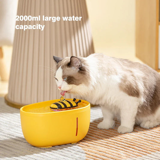 Cat Water Fountain Auto Filter USB Electric - ProPawPet.com