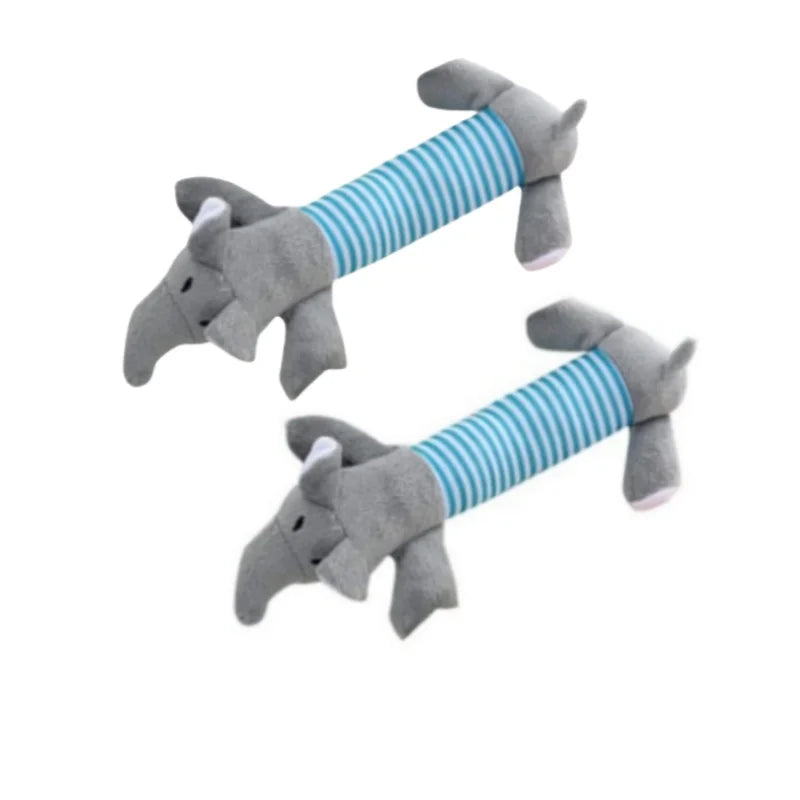 Molar Dog Plaything Plush Supplies Fit for All Puppy Pet Squeak Chew, Durable
