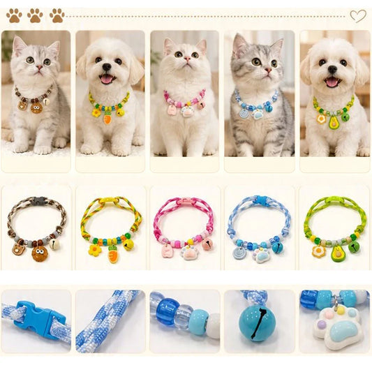 Kawaii Small Charm Pet Collar Colorful - ProPawPet.com