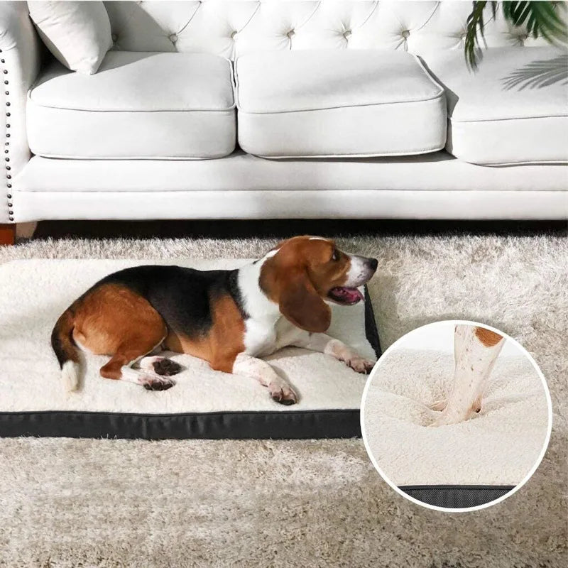 Dog Bed Kennel Mat Memory Foam Warm Soft Pet - ProPawPet.com