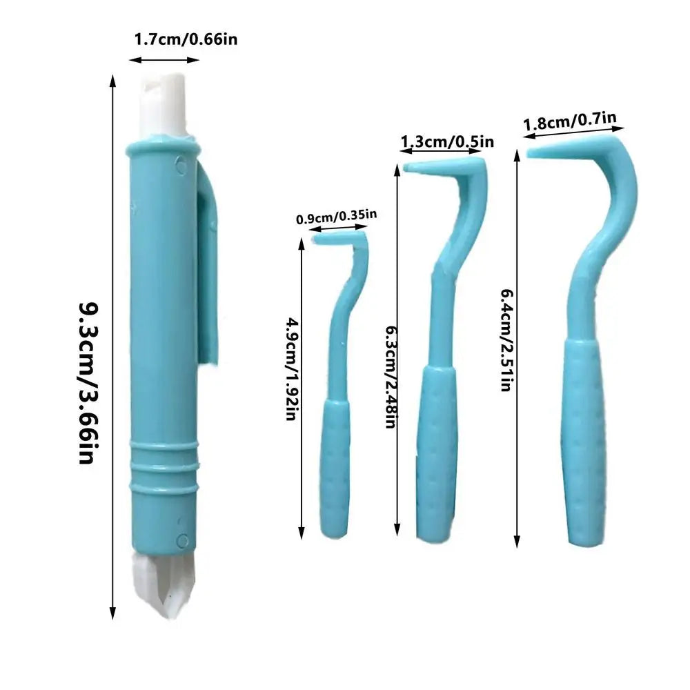 Pet Tick Remover Set Tweezers Tongs Hooks – Dog Supplies
