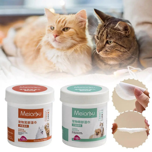 130+20 Dog Eye Wipes Puppy Kitten Tear - ProPawPet.com