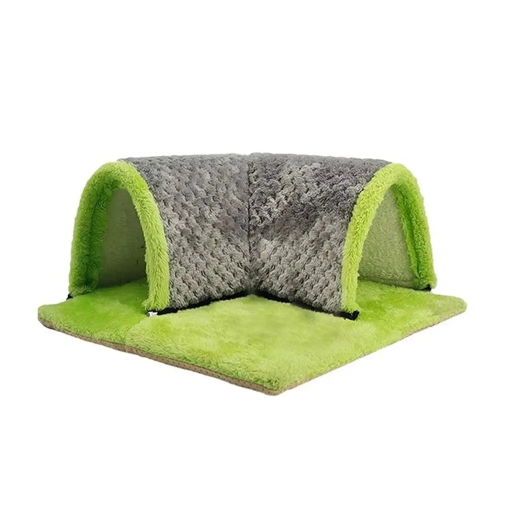 Soft Breathable Small Animals Tunnel Removable Pad, Warm