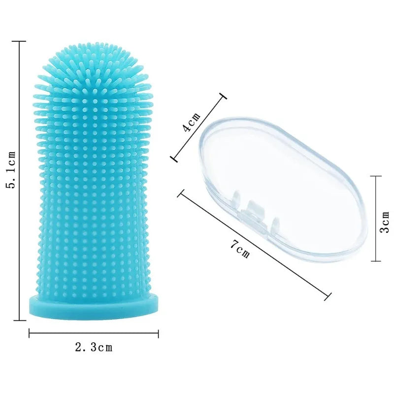 Pet Finger Toothbrush Dog Cat Teeth Cleaning - ProPawPet.com