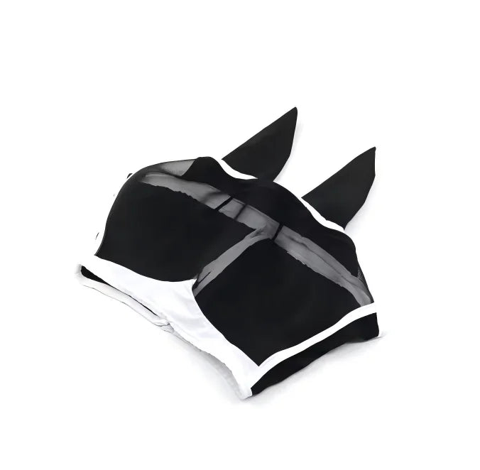 Adjustable Horse Fly Mask with Ears, Anti-uv Breathable Mesh Cover – 6 Colors