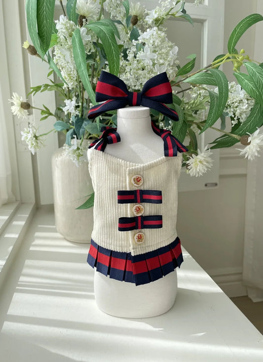 Classic Color Combination Luxury Pet Dress - ProPawPet.com