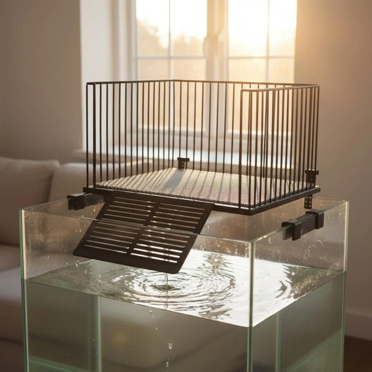 Stainless Steel Basking Dock Anti-Escape - ProPawPet.com
