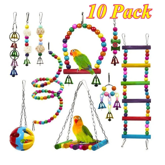 Parrot Bird Toys Set Parrot Bite Pet Bird - ProPawPet.com