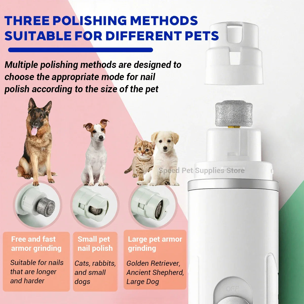 Dog Nail Grinder USB Rechargeable Electric - ProPawPet.com