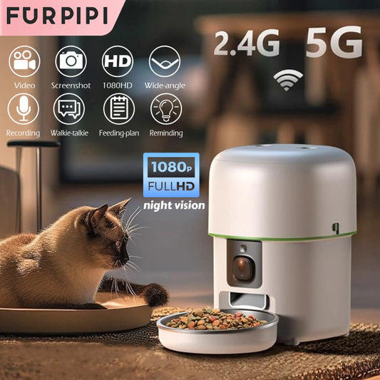 1080P HD Camera Automatic Cat Feeder with - ProPawPet.com