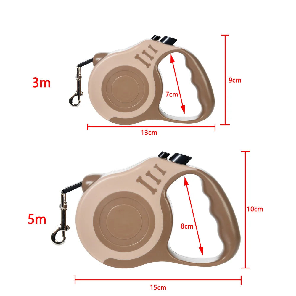 3 Meters 5 Meter Retractable Pet Dog Leash - ProPawPet.com