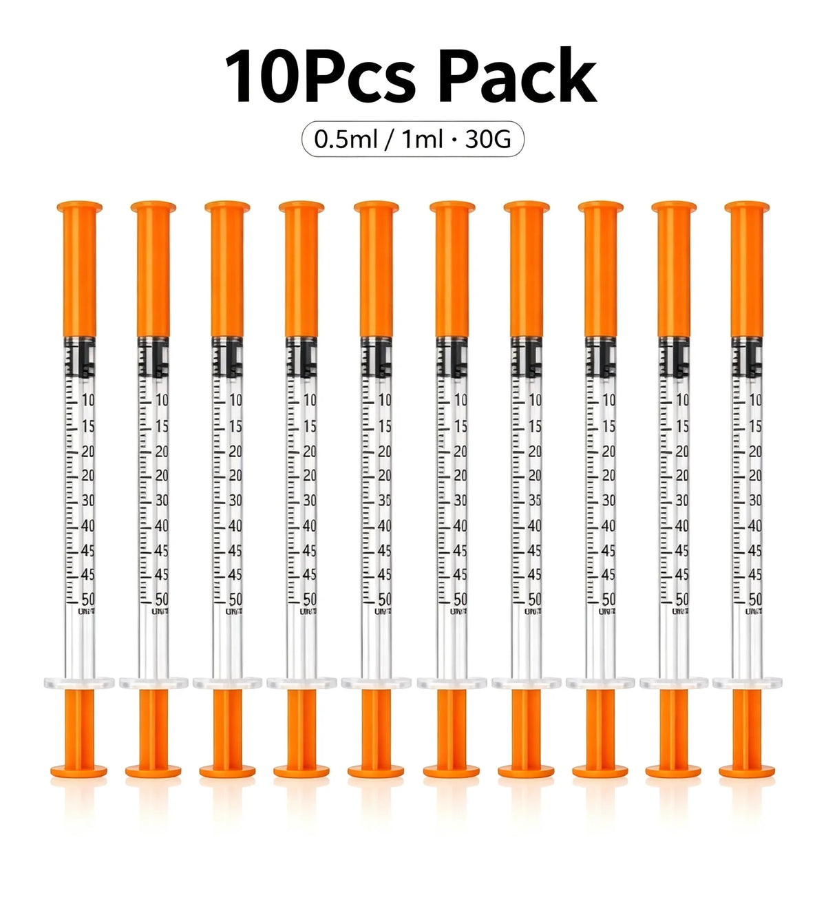 100/50/10Pcs 0.5ml 1ml 30G Disposable - ProPawPet.com